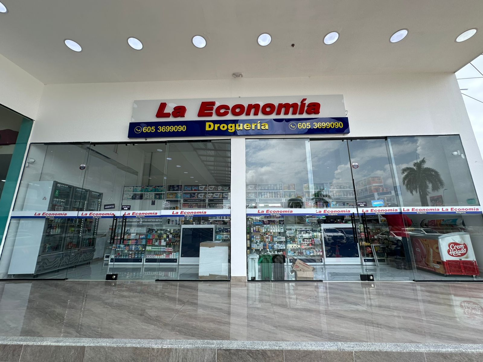 Fondo tienda la economia